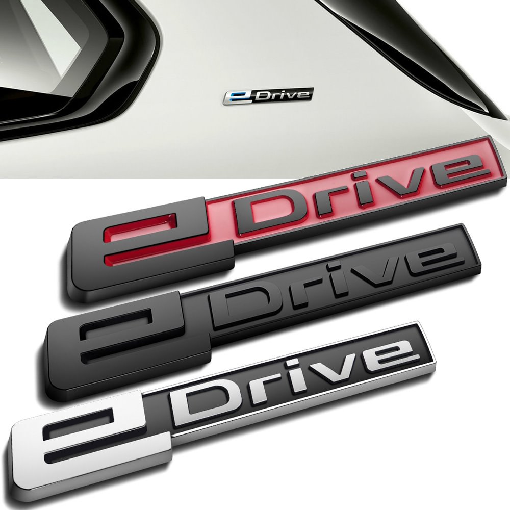 EDrive For BMW 3 5 7 series X1 iX3 X2 X3 X5 X7 i3 F34 F35 F18 E90 Badge Sticker voiturehub dxncar