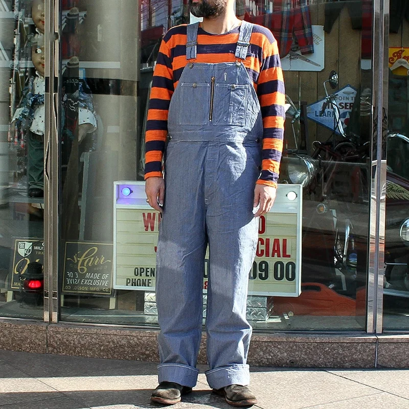 Vintage Pinstripe Overalls