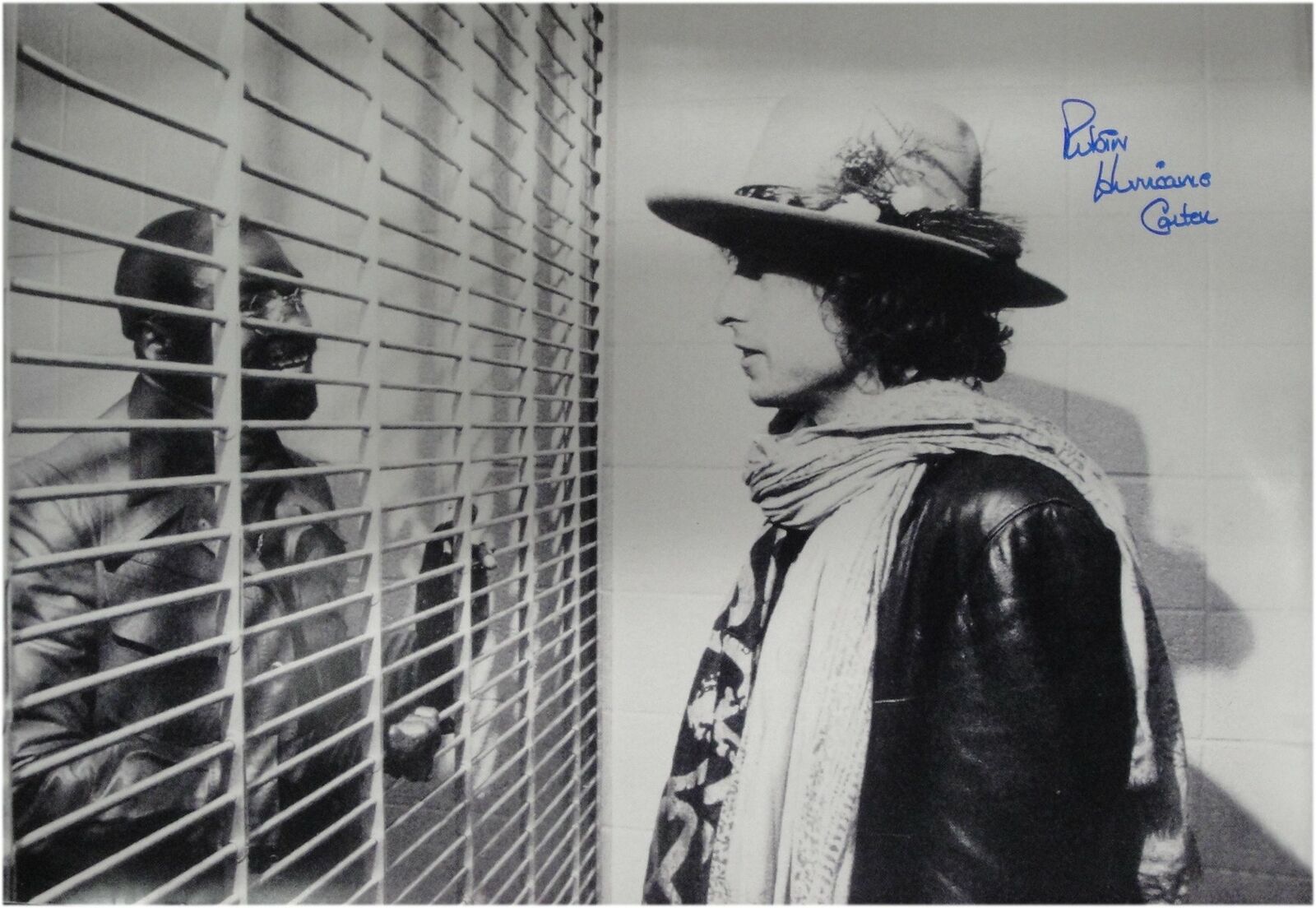 Rubin Hurricane Carter Signed Autographed Huge 24x36 Photo Poster painting with Bob Dylan + COA