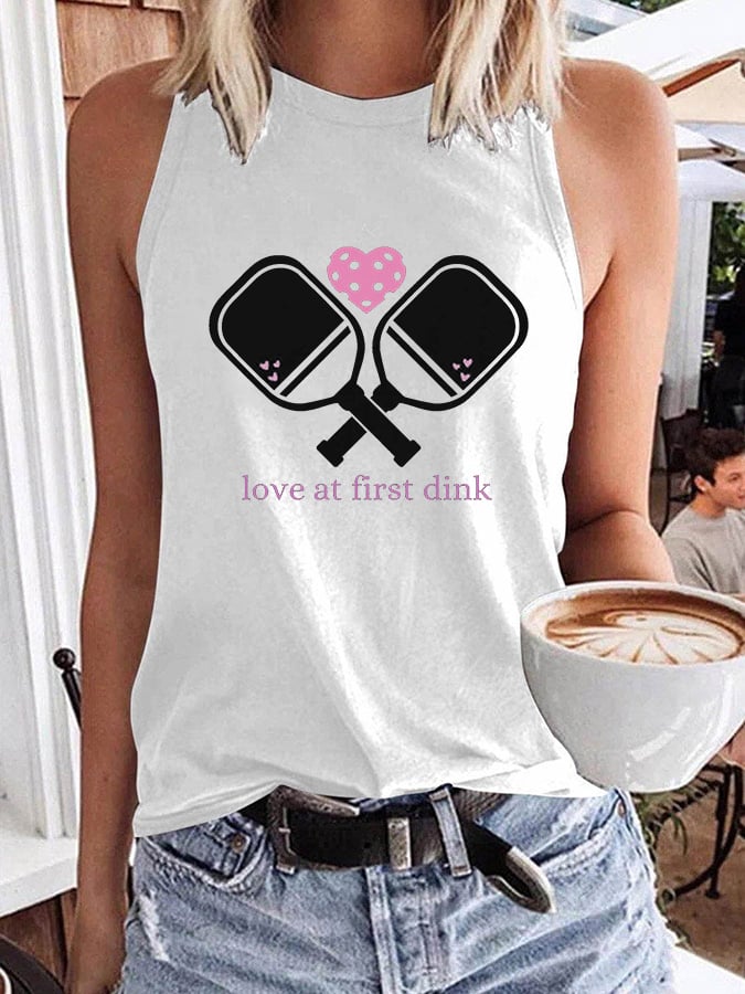 Women's Pickleball Lover Printed Tank Top