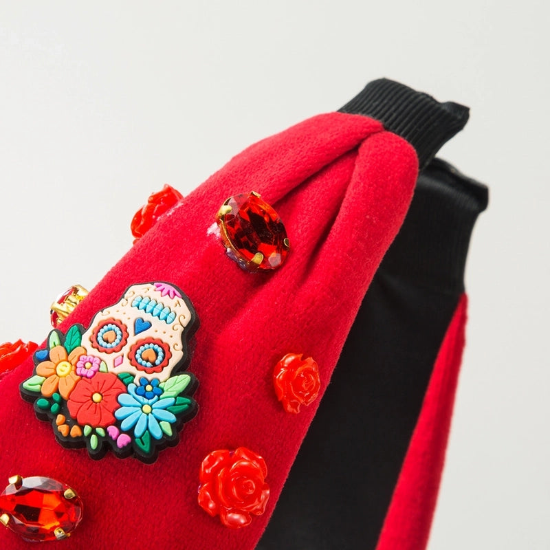 Halloween Hip-Hop Retro Funny Women’s Clown Diamond Hair Band