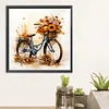 Diamond Painting -5D Full Round Drill Vintage Bicycle Bouquet