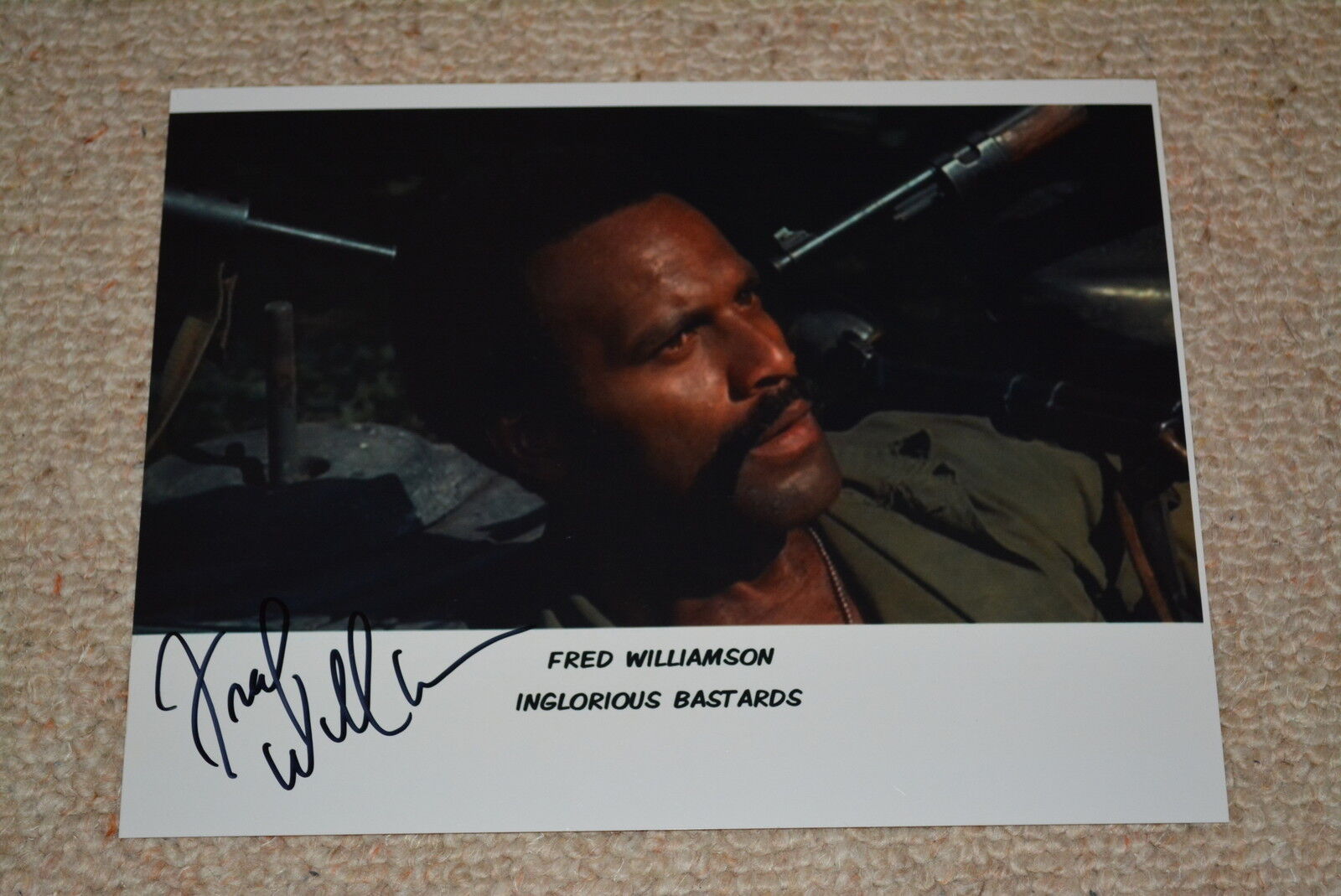 FRED WILLIAMSON signed autograph In Person 8x10 (20x25 cm) INGLOURIOUS BASTERDS