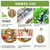 (US Local)Acrylic Happy Autumn DIY Hanging Diamond Art Kits Wall Door Decor