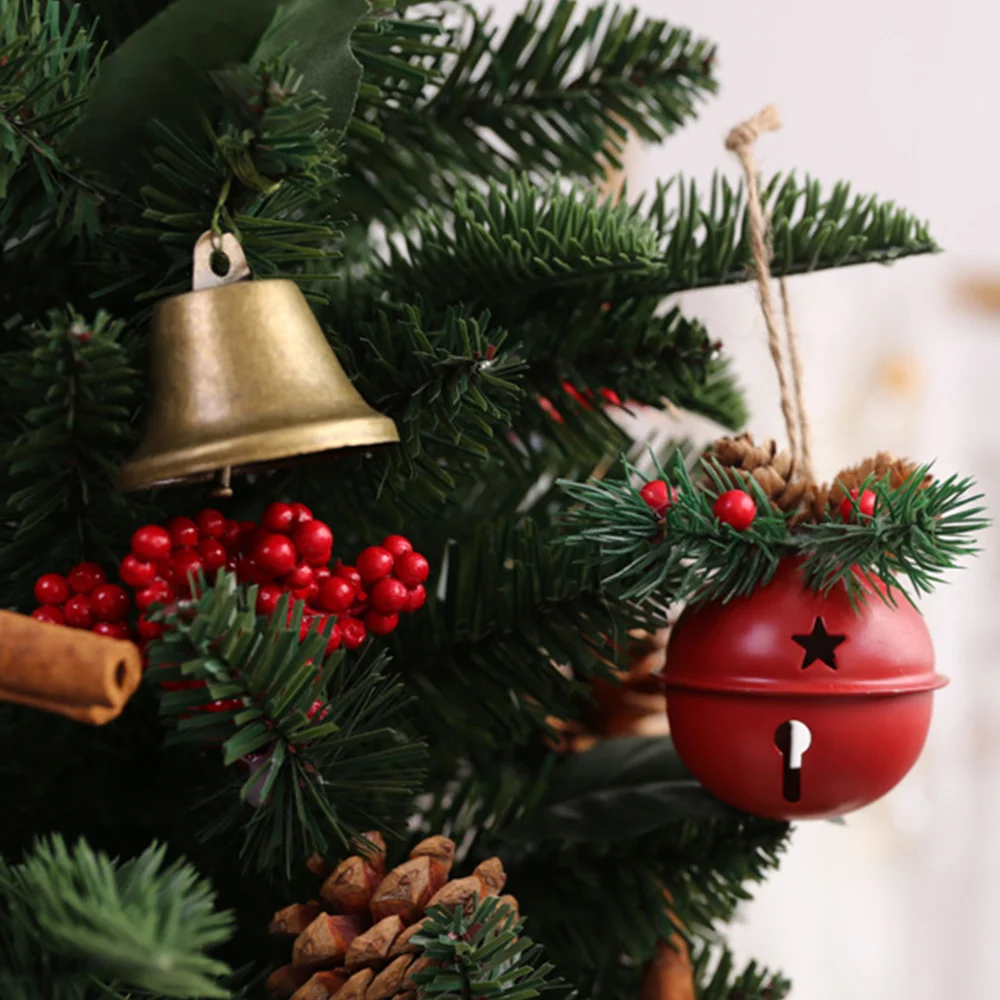 New Christmas bell small pendant home window ornaments