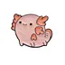 Pez sonriente kawaii
