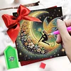 6pcs Mond Elf DIY Diamant Kunst Grußkarten Dankeschön-Karten Urlaub Segen