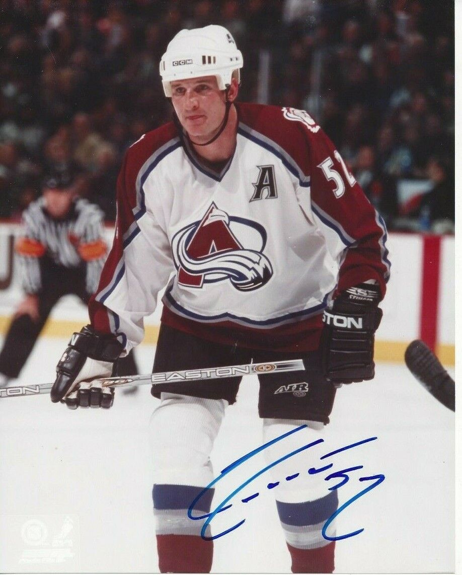 Adam Foote Autographed 8x10 Colorado AvalancheRare B894