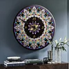  DIY Round Metal Tin Mandala Diamond Painting Special Shaped  Clock Kit