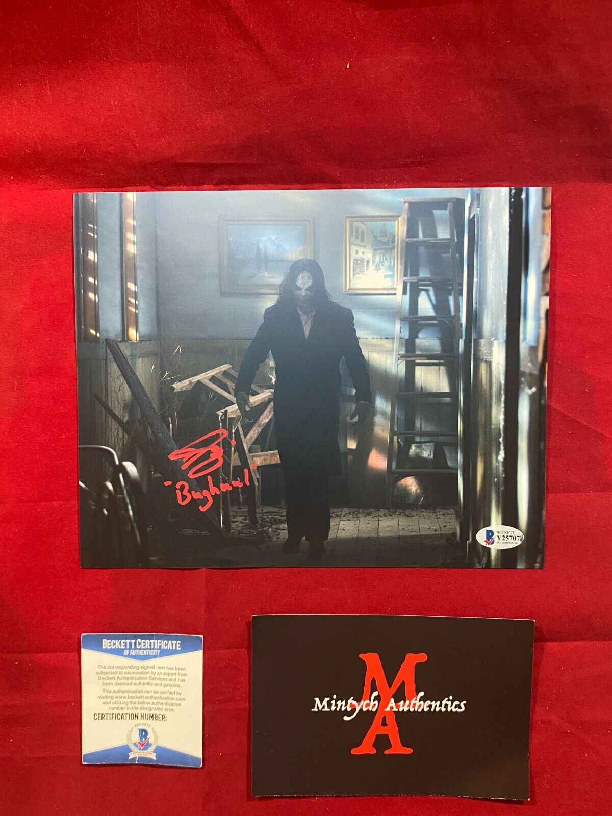 NICK KING BUGHUUL MR. BOOGIE SINISTER AUTOGRAPHED SIGNED 8x10 Photo Poster painting! BECKETT COA