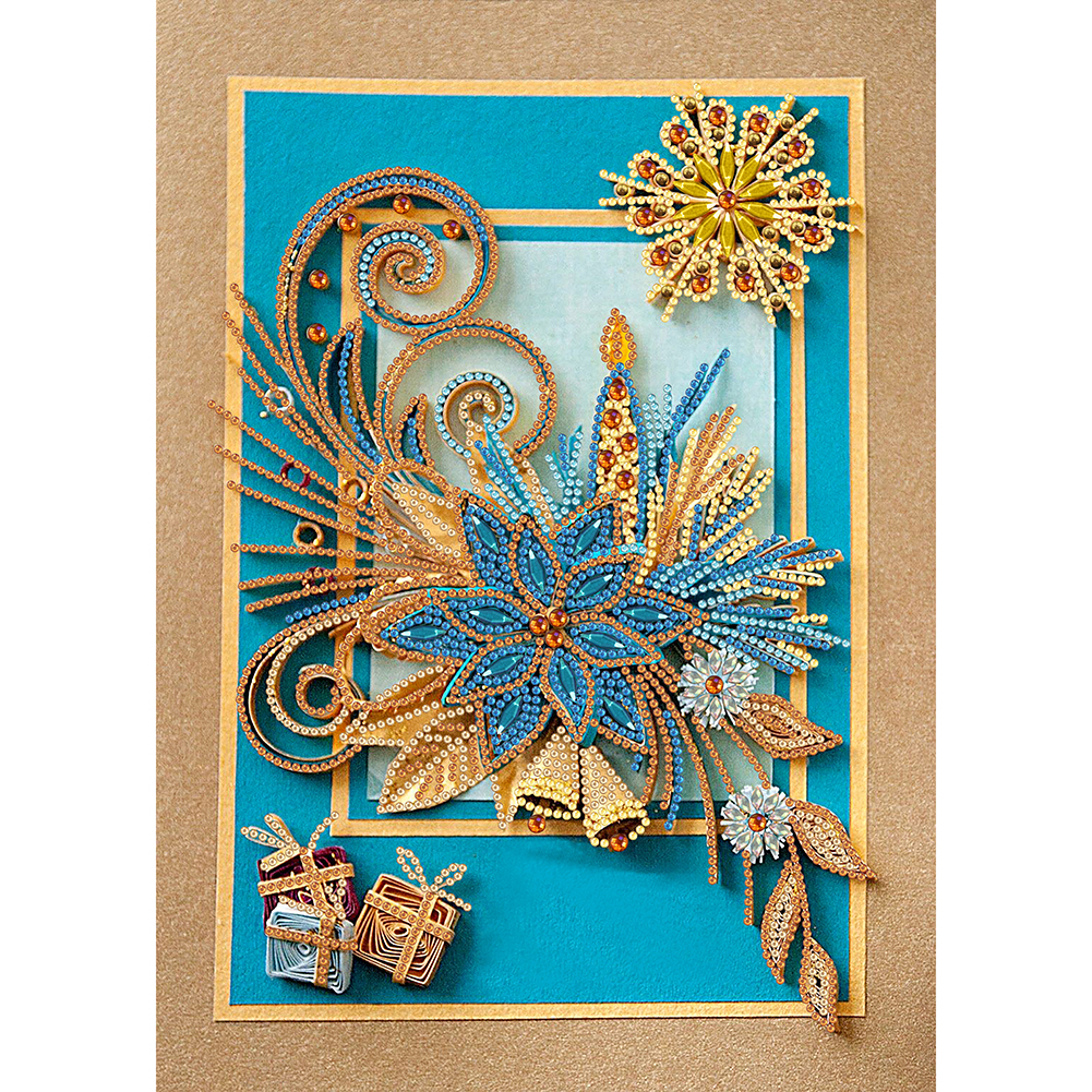 

Flower Quilling Paper - Special Shaped Diamond Painting - 30*40CM, 501 Original