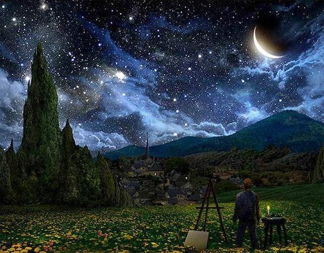 

Under The Stars – Paint By Numbers - 40*50CM, 501 Original