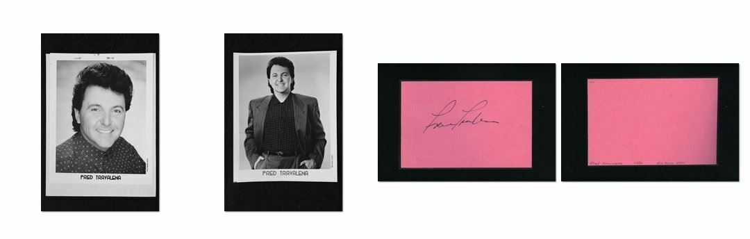 Fred Travalena - Signed Autograph and Headshot Photo Poster painting set