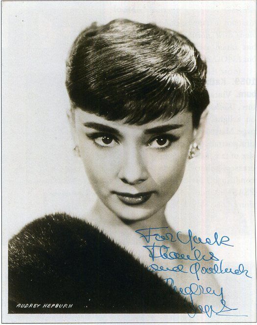 AUDREY HEPBURN Autographed Photo Poster paintinggraph - Beautiful Film Star Actress - preprint