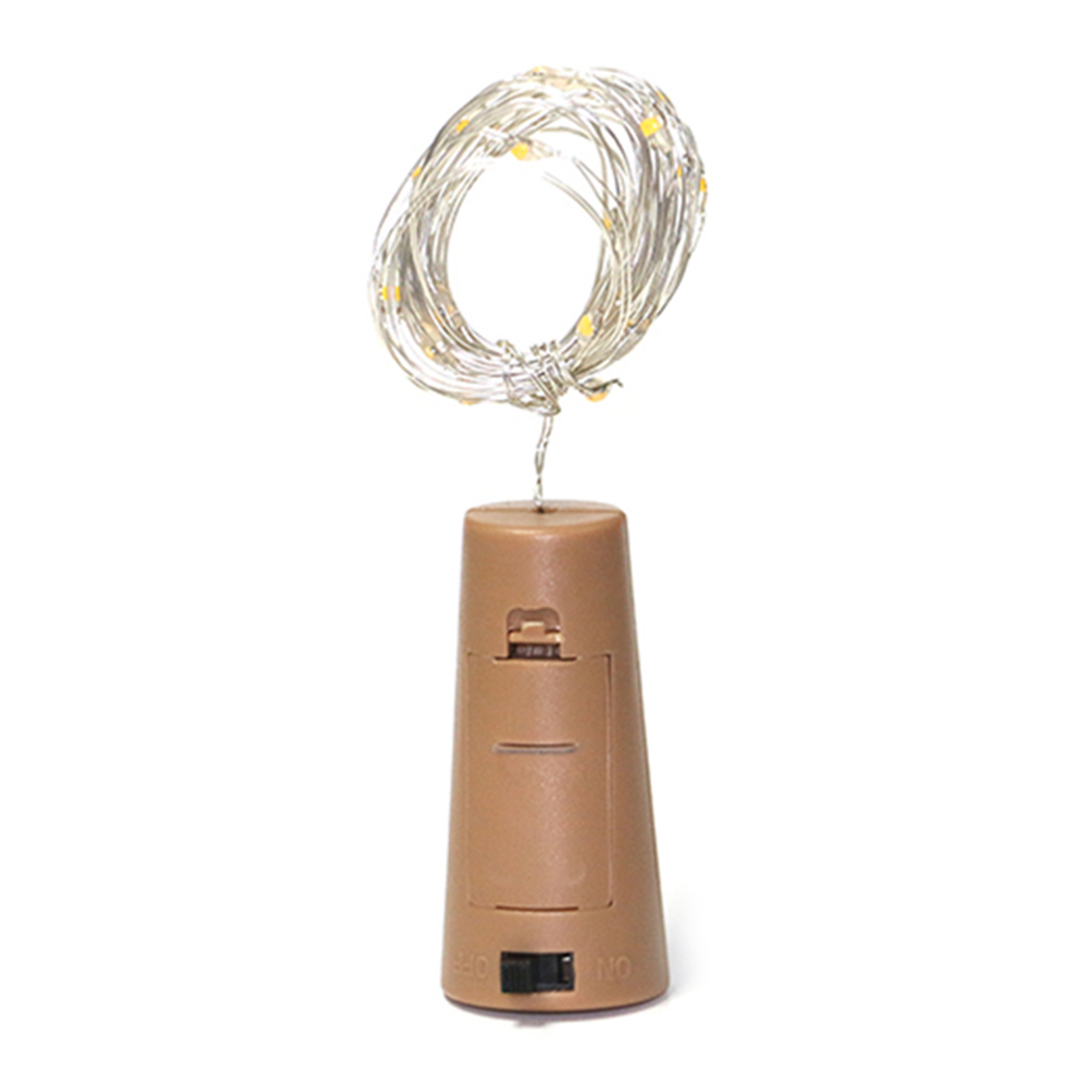 

LED Wine Bottle Lamp Cork Shaped String Lights for Christmas (Yellow, 501 Original