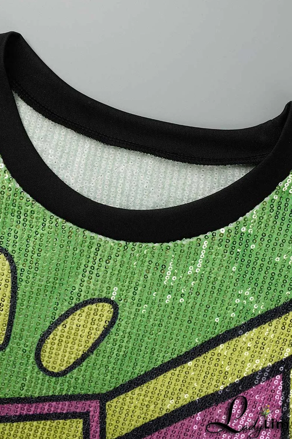 Stripe Fashion Casual Patchwork Sequins O Neck A Line Dresses