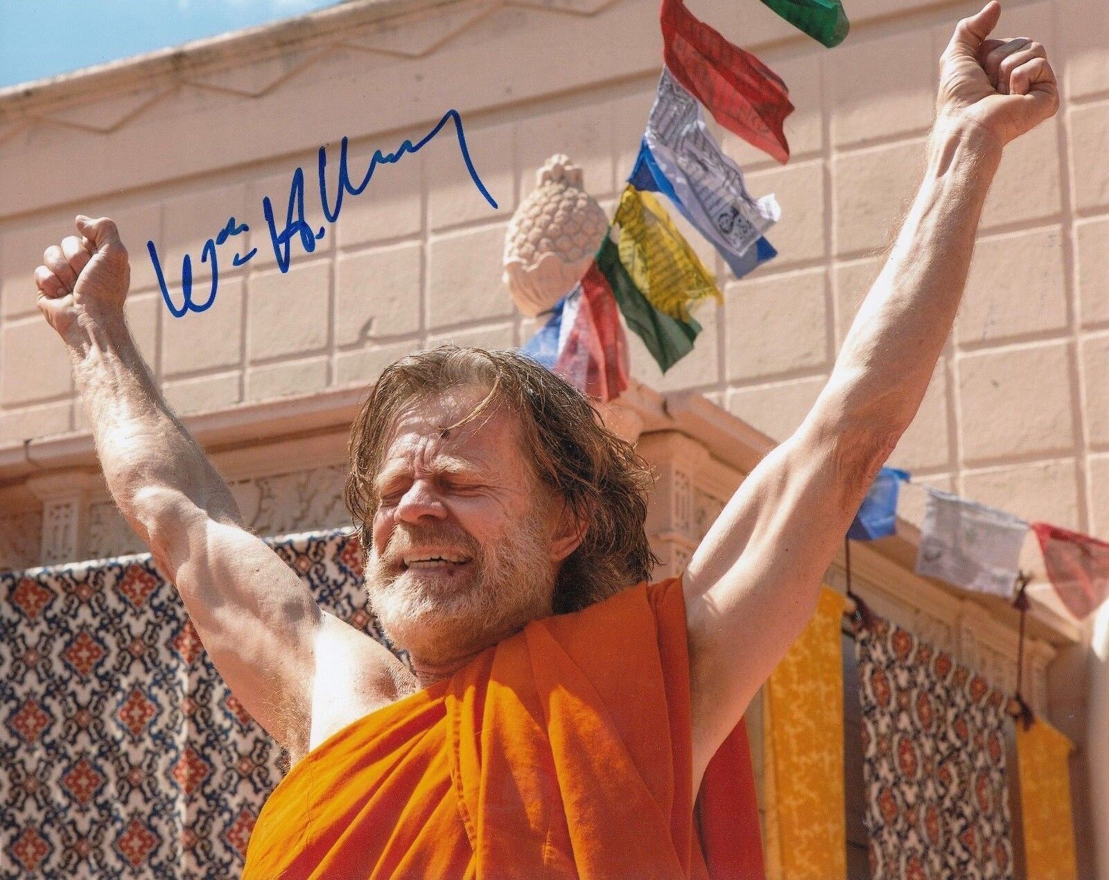 WILLIAM H MACY signed *SHAMELESS* 8X10 Photo Poster painting FRANK GALAGHER (PROOF) W/COA #WM1