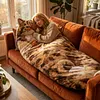 Plush Cat Envelope Sleeping Bag 68.9x31.5Inch Camping Sleeping Bags for Adults Camping Sleepovers & Home Lounging