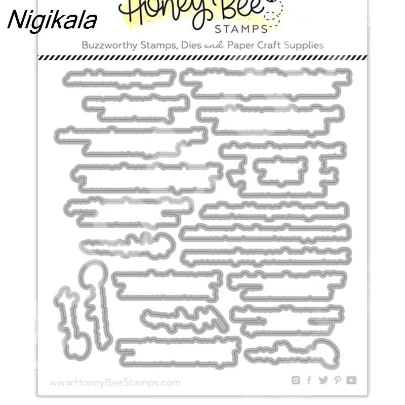 Nigikala Plant Cutting Dies Stamps Stencil Hot Foil Scrapbook Diary Decoration Embossing Template Diy Greeting Card Handmade