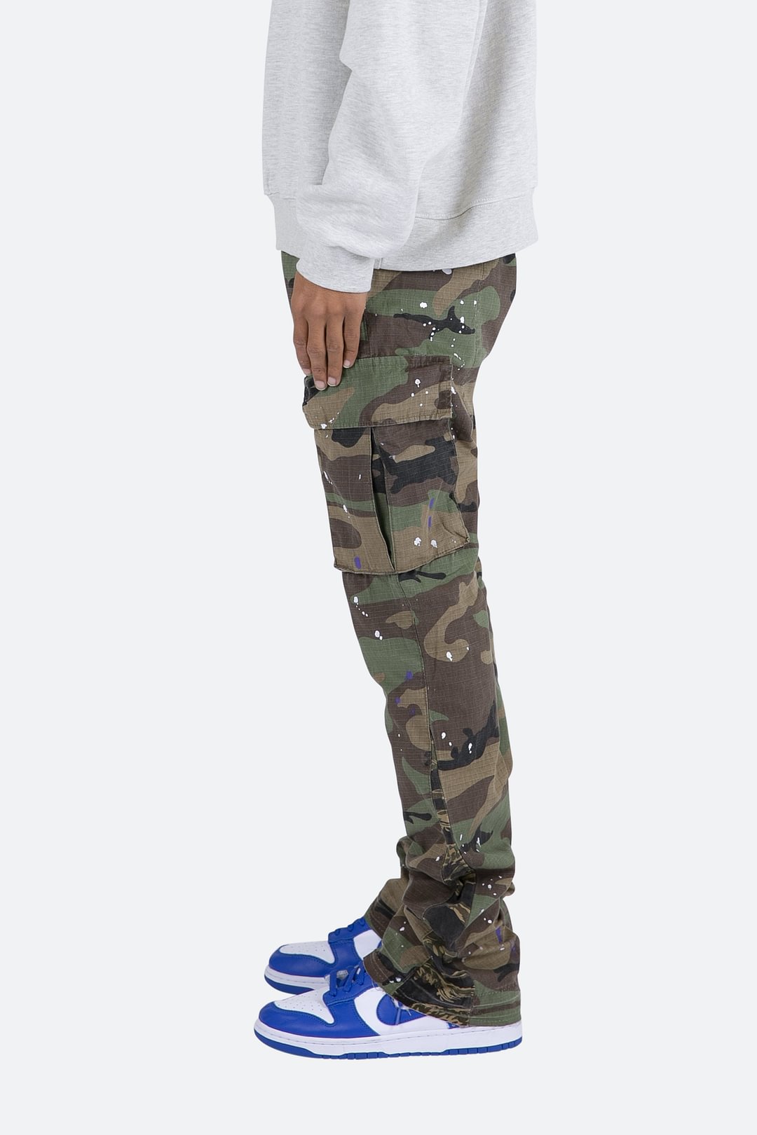 Bootcut Cargo Pants Camo