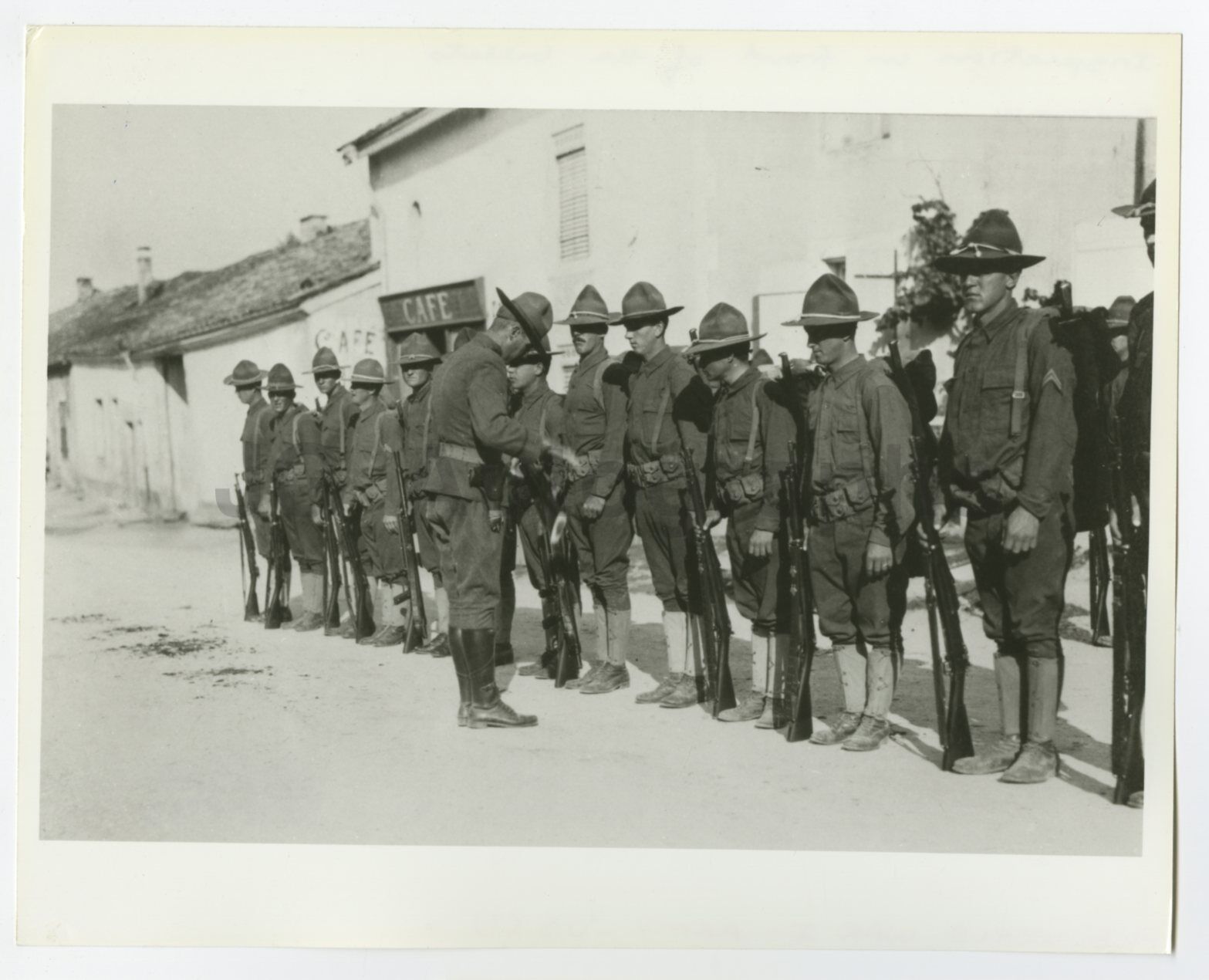 World War I - Vintage 8x10 Publication Photo Poster paintinggraph - Americans Training