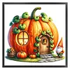 Gnome Hut-Partial 11CT Stamped Cross Stitch Bead Embroidery 36*36cm/14.17*14.17in tapestrymarket