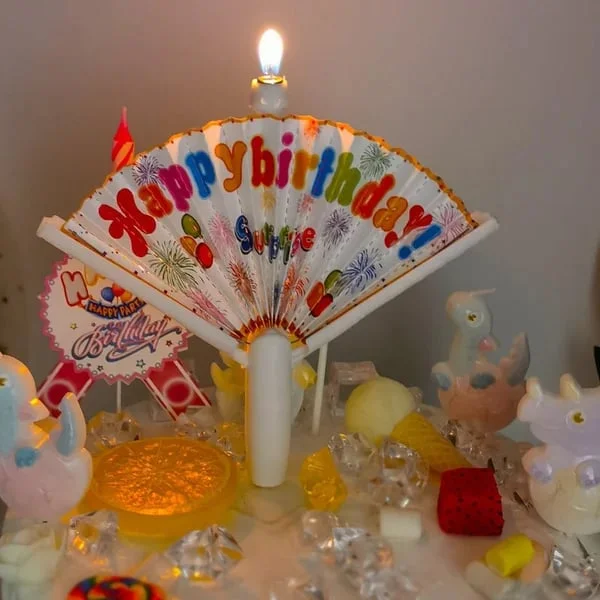 🎂 Reusable Novelty Fan Birthday Candle🔥BUY 3 GET 5 FREE 🎁BEST GIFT FOR LOVED ONE🎁