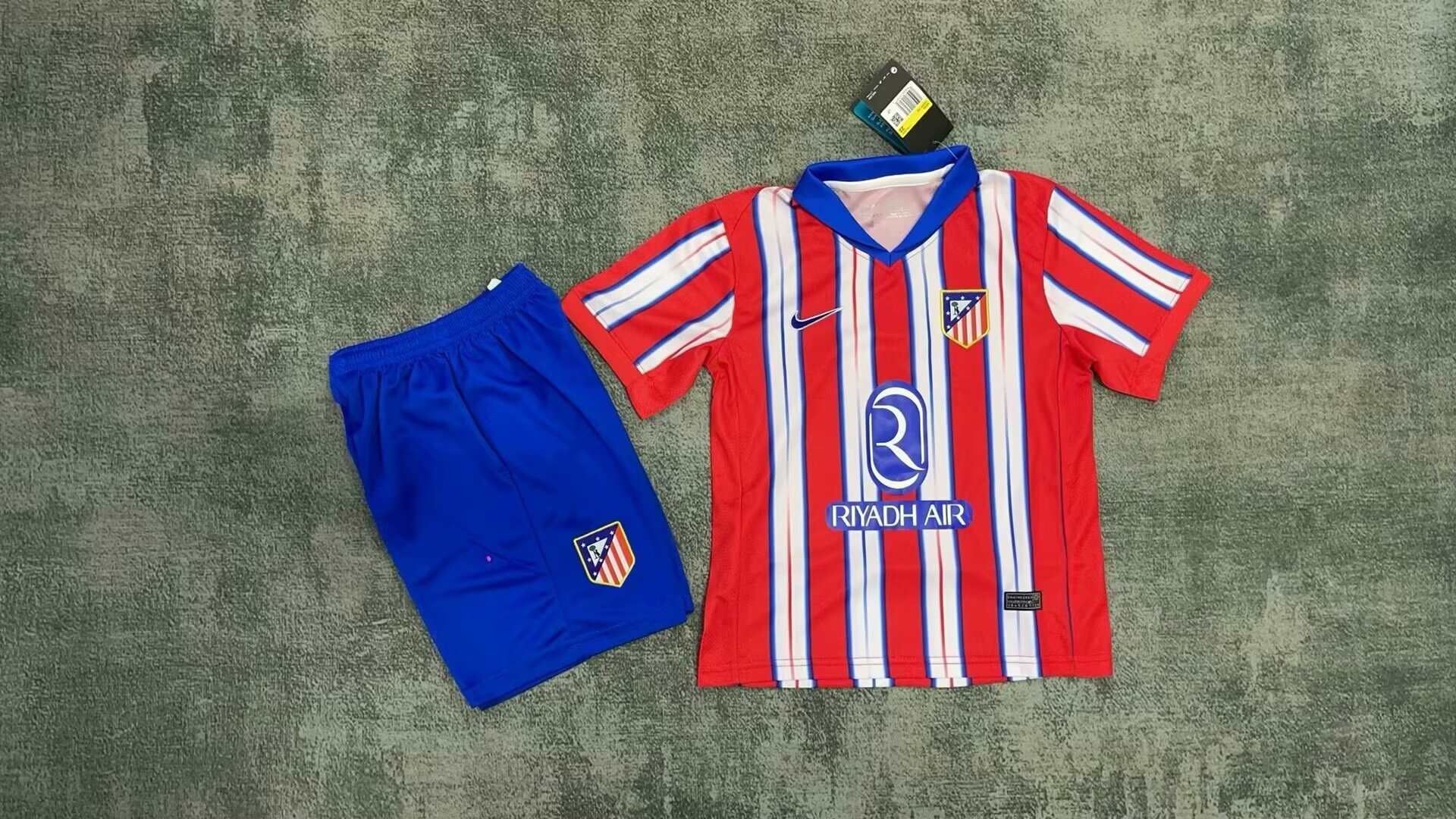 24/25 Atletico Madrid Home Kids Kit Football Jersey Thai Quality