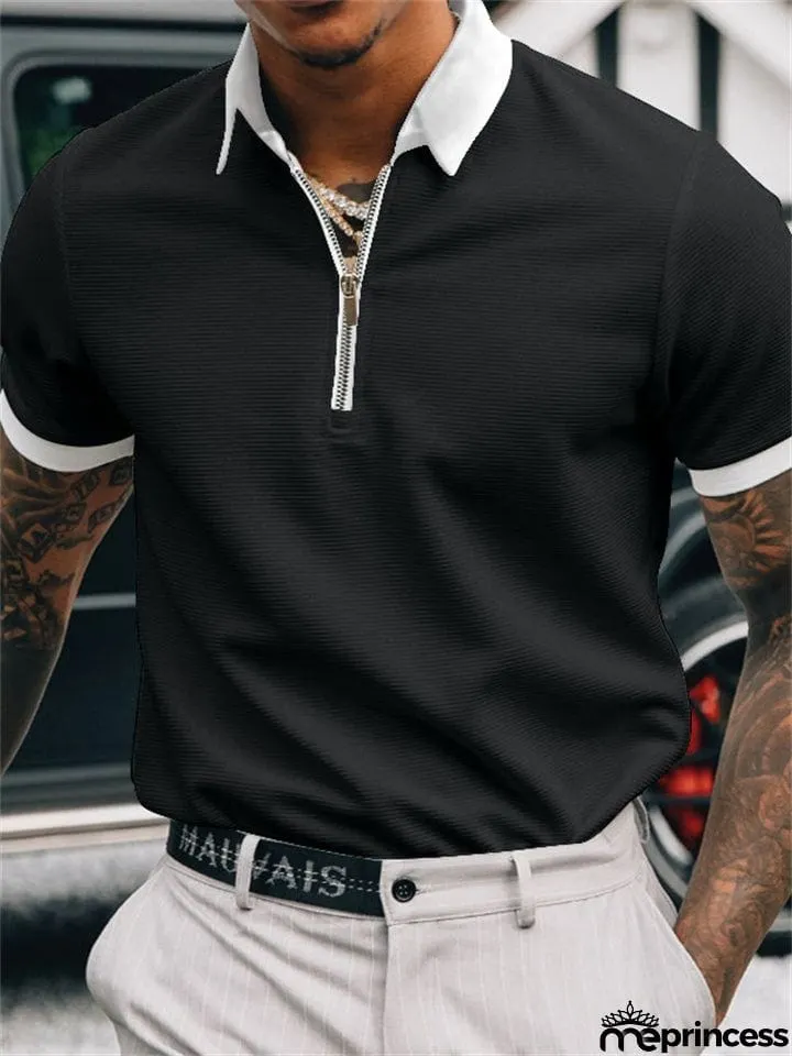 Unconventional High-class Nice Solid Men's Polo Shirts