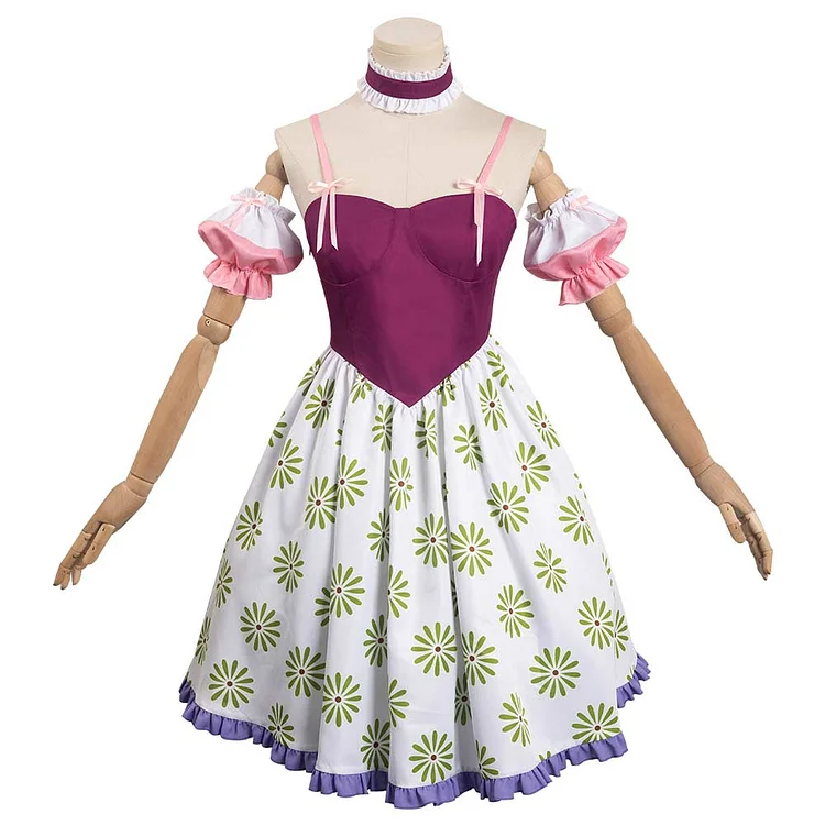 Haunted Mansion 2023 Ghost Sally Slater Outfits Cosplay Costume Halloween Carnival Suit-Coshduk