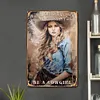 Cowboy Girl - Metal Tin Signs(8*12Inch/12*16Inch)