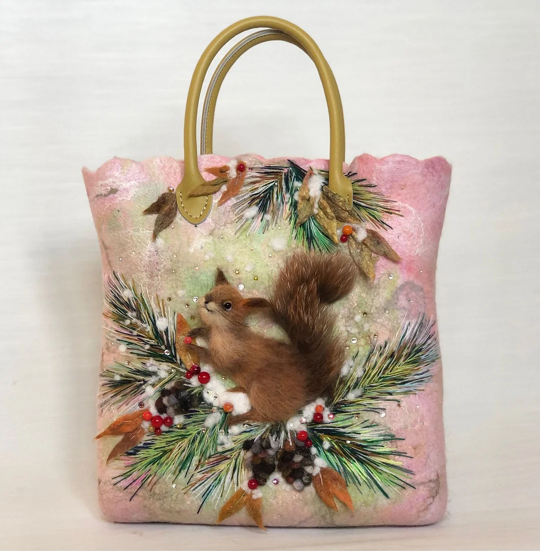 Handbag "Squirrel in the forest"-Global Online Discount Store