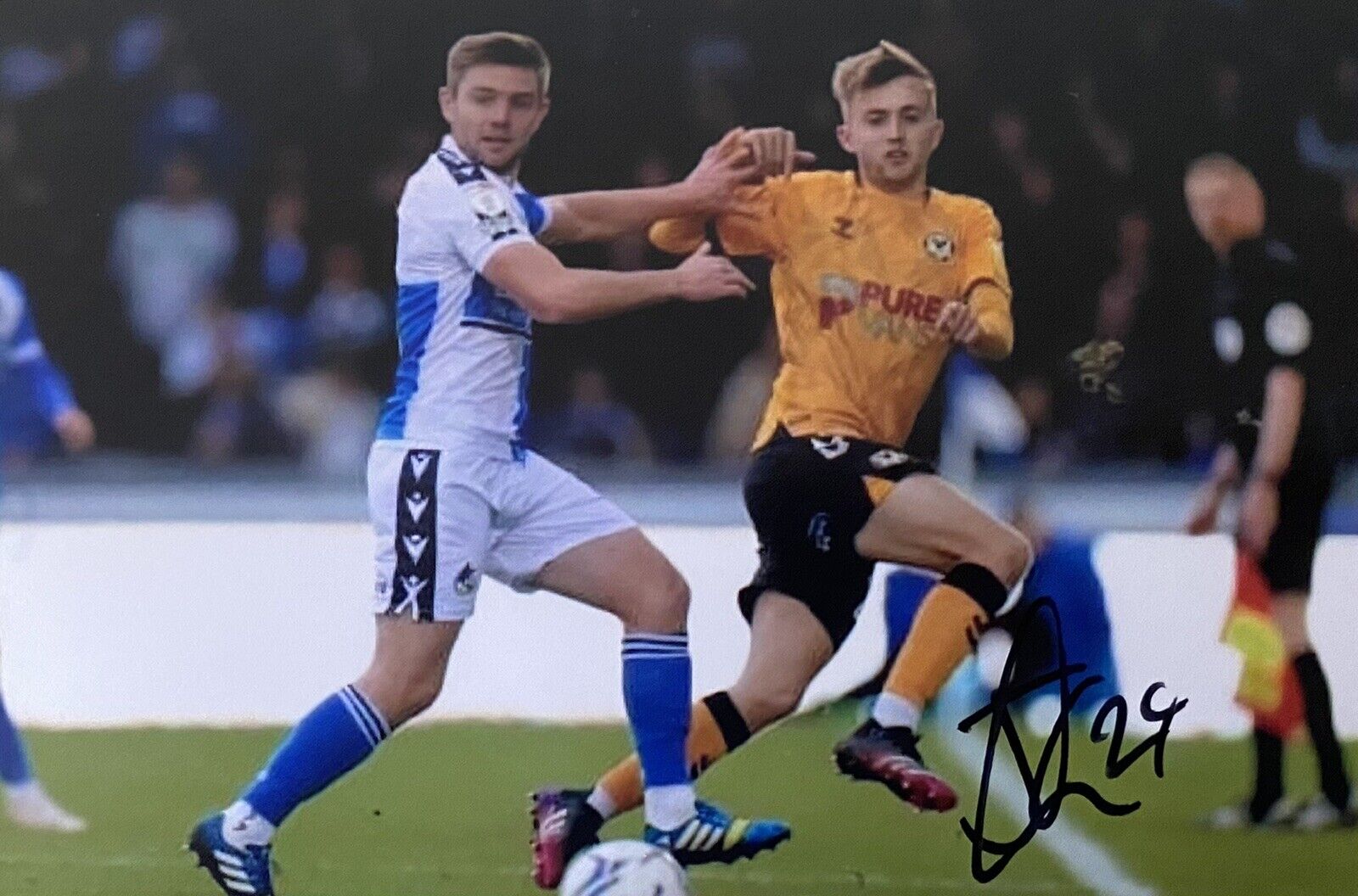 Jake Cain Genuine Hand Signed Newport County 6X4 Photo Poster painting 2