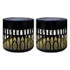 Solar Powered Deck Step Stair Lights Mandalas Theme Waterproof Fence Light Decorative Mandalas Lights for Garden Post Patio Backyard Yard Decor