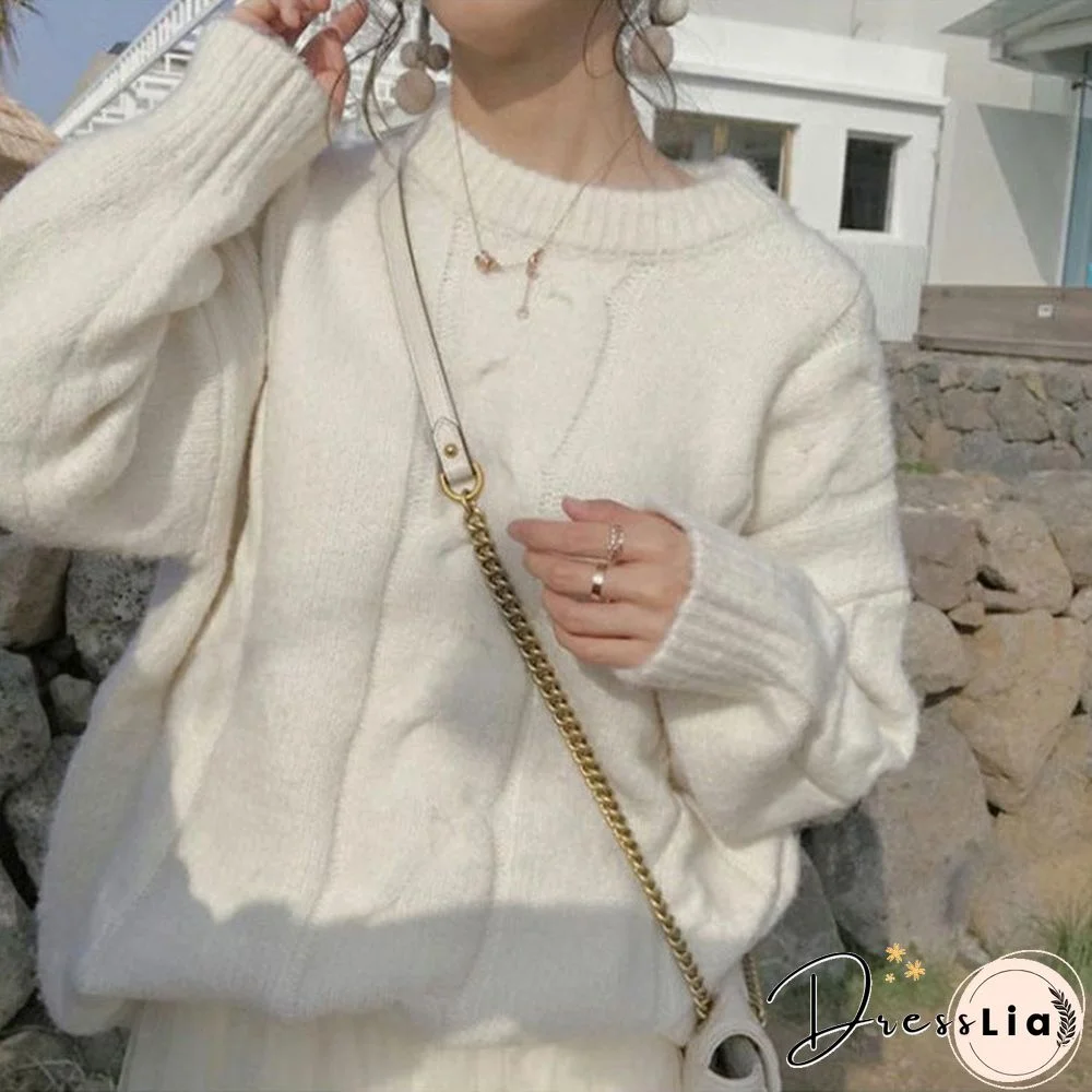 Lazy Wind Loose Pullover Sweater