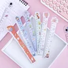20PCS Cartoon Scale Rulers 15cm Kids School Stationery Student Class Exam Reward Office Work
