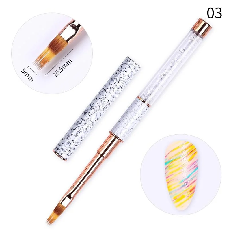Liner Nail Art Acrylic Liquid Powder Carving UV Gel Extension extension Painting Brush Lines Liner Drawing Pen Manicuring Tools-Nail Inspo