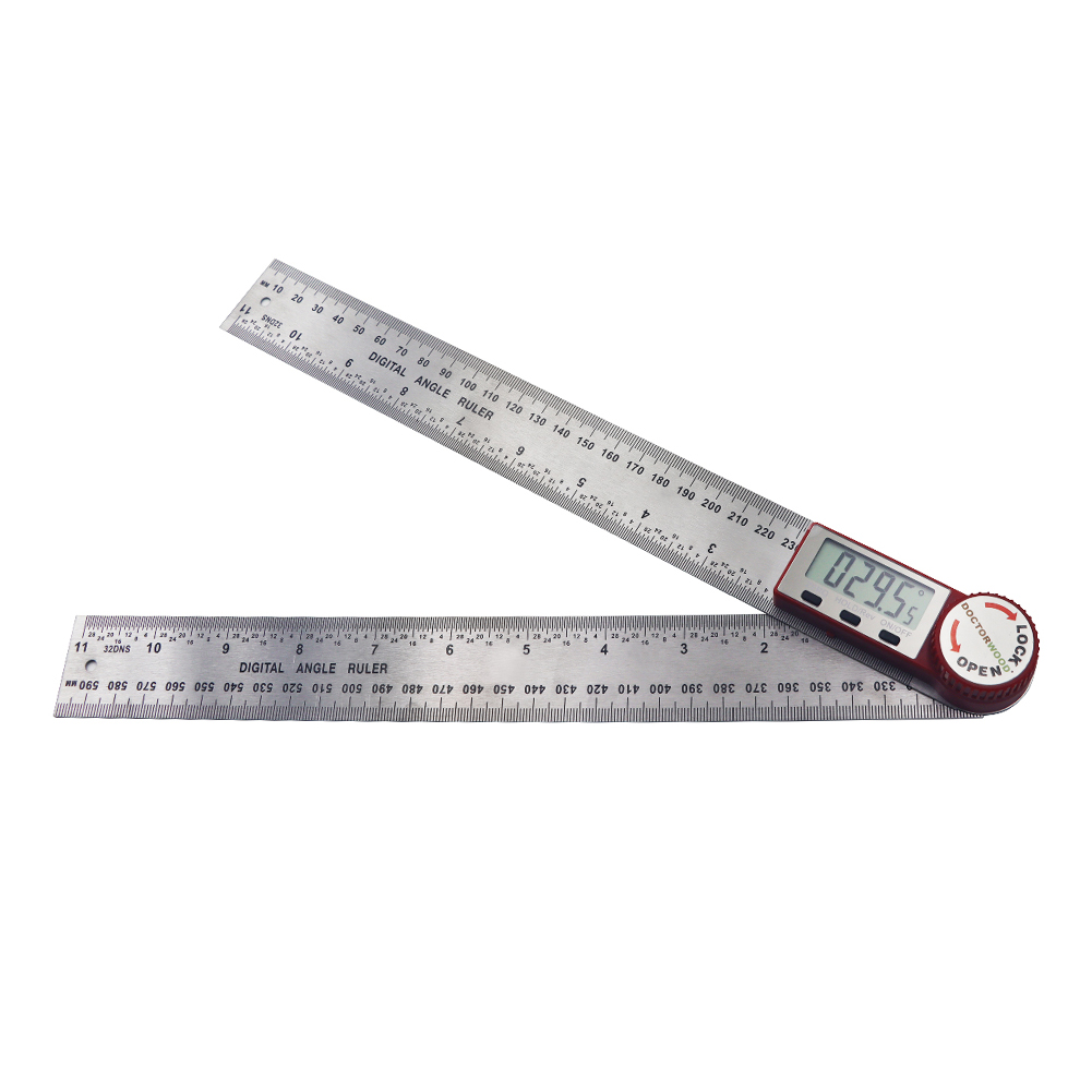 

Electronic Digital Protractor Ruler Meter Level Angle Finder Goniometer, 200mm, 501 Original
