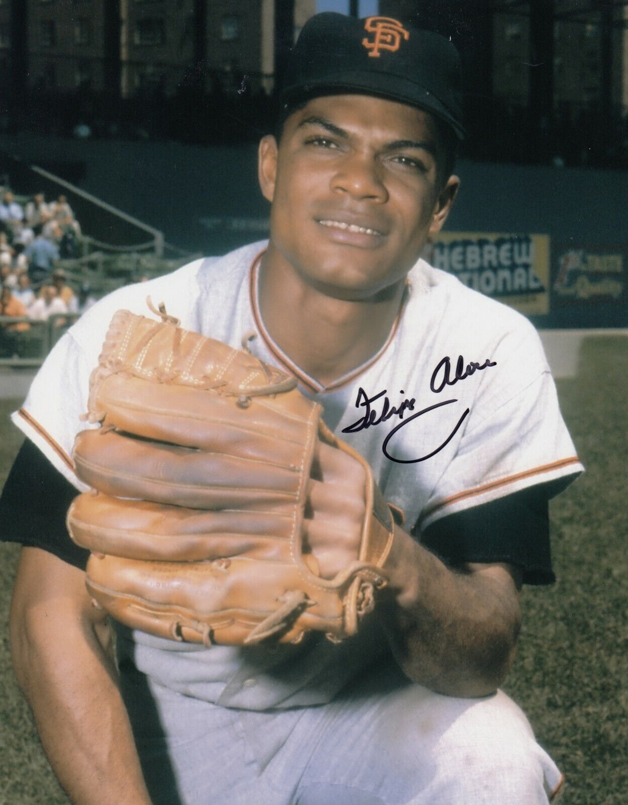 Felipe Alou #0 8x10 Signed Photo Poster painting w/ COA San Francisco Giants