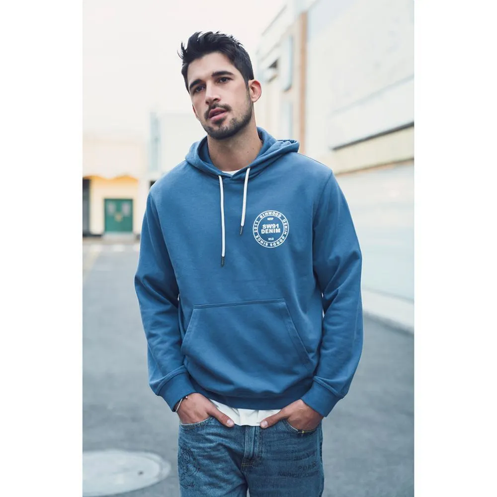 SIMWOOD 2021 Autumn New Hoodies Men Fashion Logo Print Sweatshirts Plus Size letter Hooded Joggers Tracksuits SJ120334
