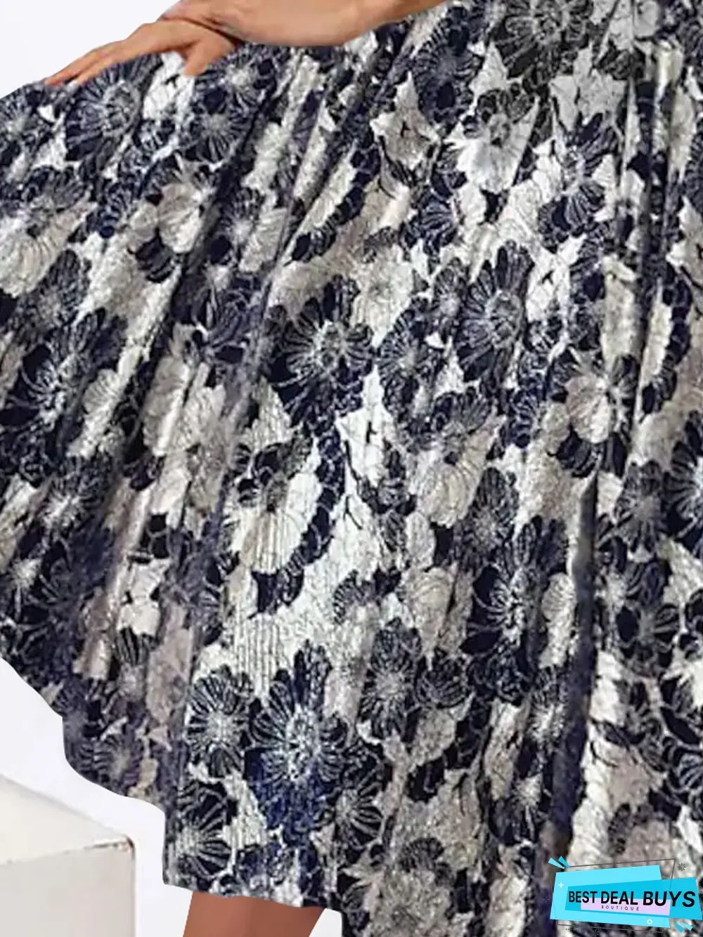 Casual Loosen Short Sleeve Knit Dress