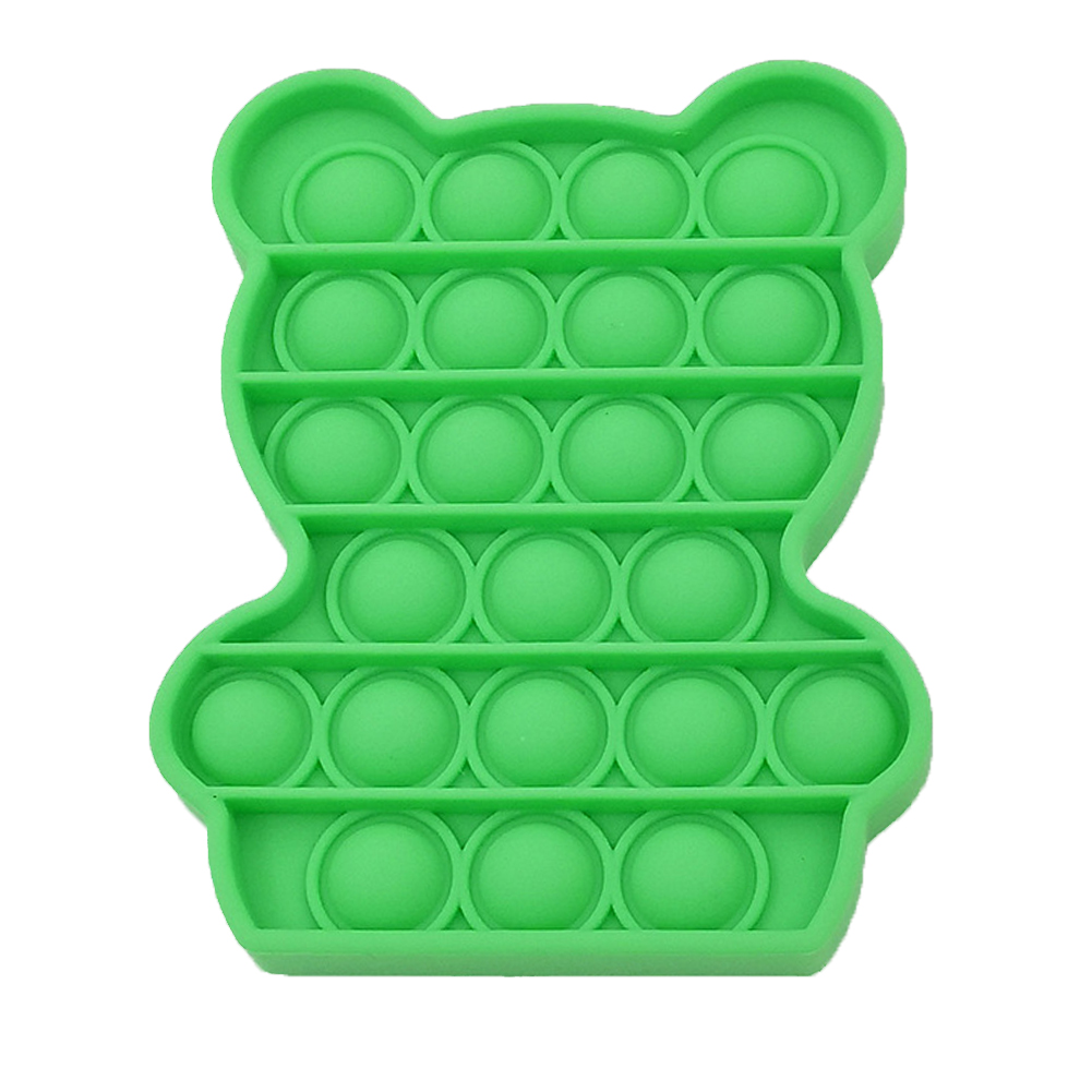 

Bear Shape - Pop It Fidget Toy, Green, 501 Original