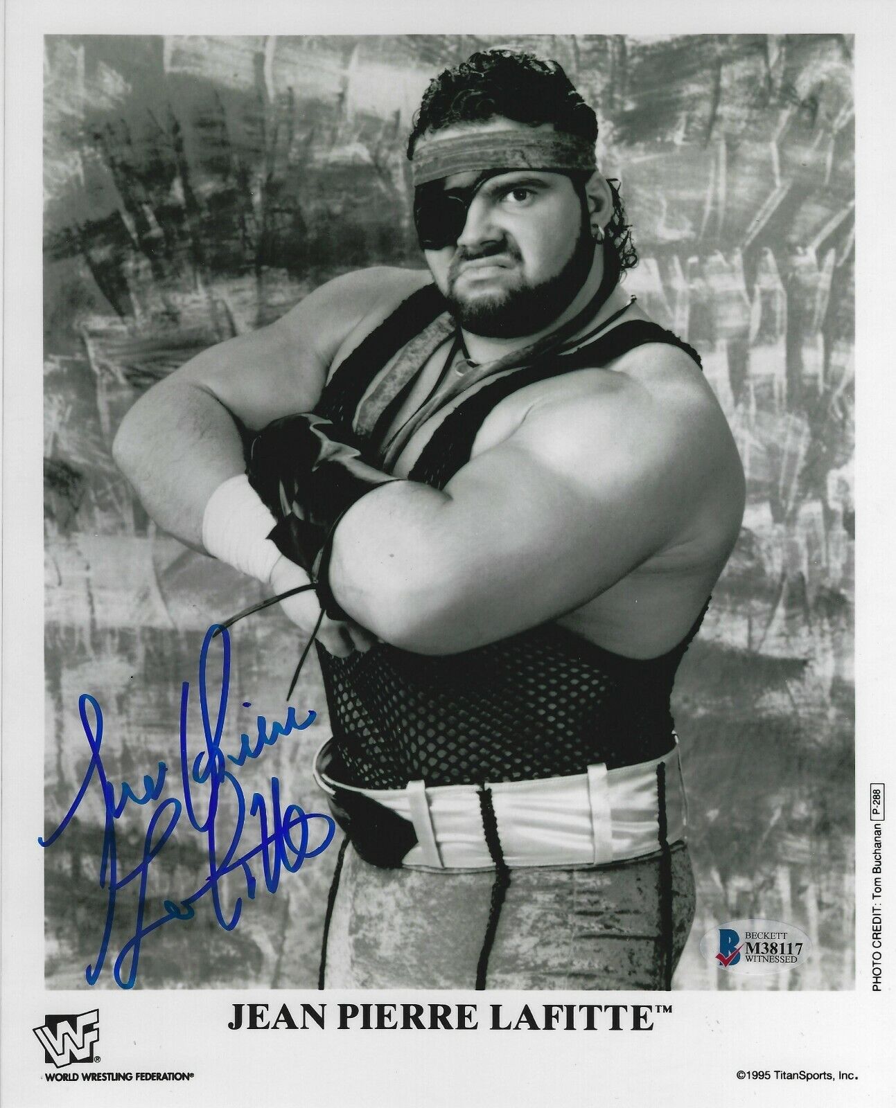 Jean Pierre Lafitte Signed 8x10 Photo Poster painting BAS COA WWE Quebecers PCO Carl Ouellet 2