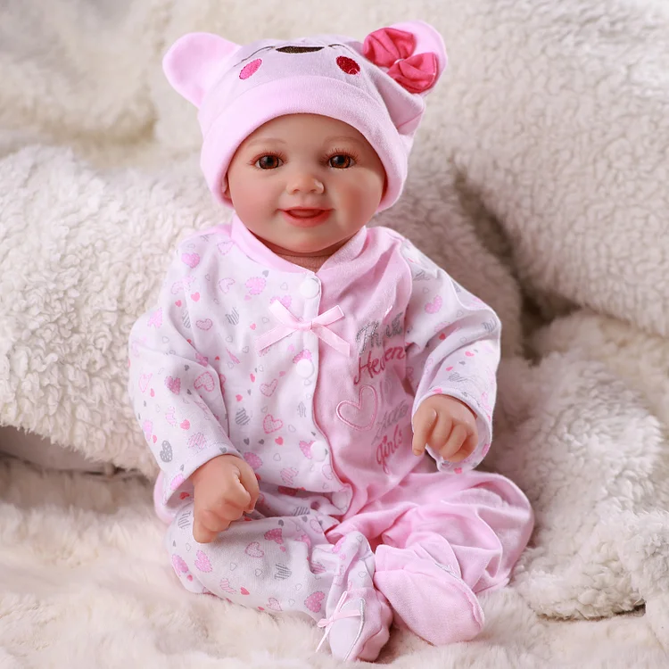 Babeside Smiling Reborn Baby Sunny 17'' Little Infant Girl Healing of the Heart