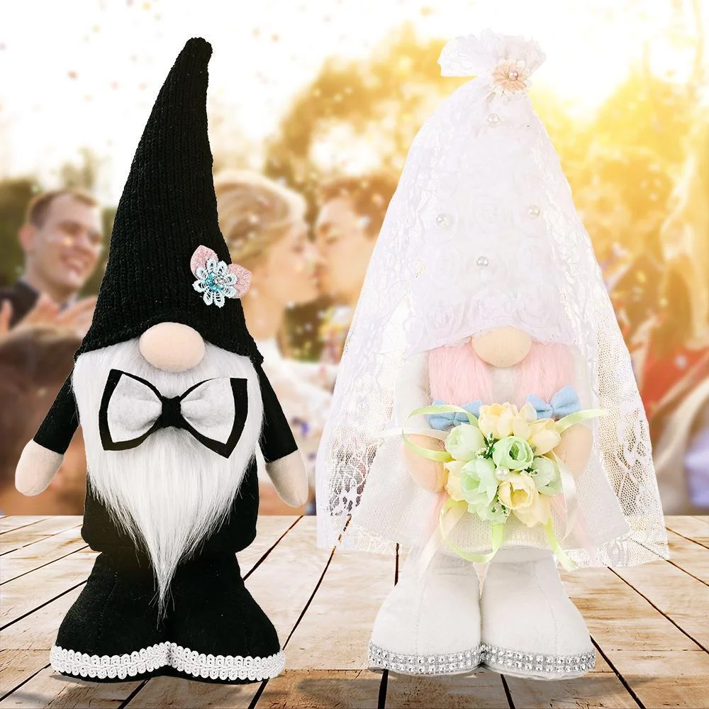 Lovely Handmade Wedding Gnomes、、sdecorshop
