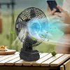 Air Circulator Fan Rechargeable Portable Camping Fan 2 Speed Settings for Car RV
