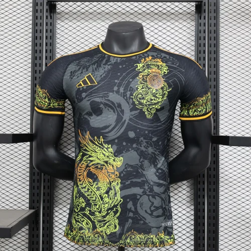 2024/2025 Player Version Real Madrid Special Edition Black and grey Football Shirt 1:1 Thai Quality