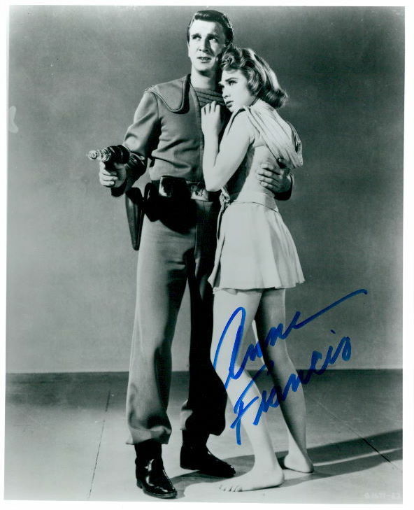 Anne Francis (Forbidden Planet) signed 8x10 Photo Poster painting