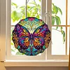 Diamond Painting Acrylic Stained Glass Art Hanging Pendant for Windows Decor