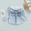 Kid Baby Girl Spring  Autumn Cool Cowboy Coat
